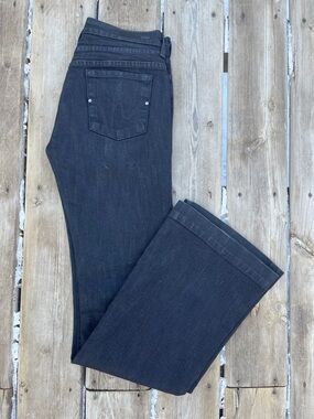 Citizens Of Humanity High Rise Wide Leg Button Stretch Jeans Made in USA Size 28